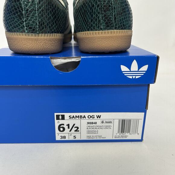 adidas Samba OG Snakeskin Pack - “Collegiate Green” JR8848 - Picture 5 of 6